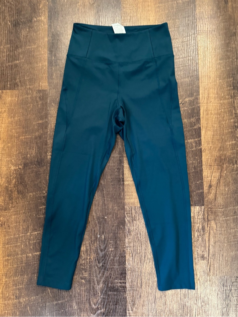 Girlfriend Collective globe (teal) athletic leggings